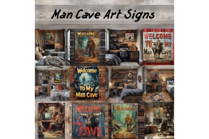 man cave sign 