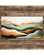 milky mountains canvas