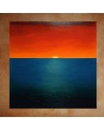 Stretched canvas wall art painting for wall home décor beach ocean