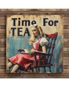 Tea Sign (Rocking Chair)