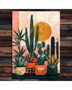 Transform your space with "Arizona Sun" canvas print, featuring a captivating display of cacti bathed in the bright Arizona sun. Add a touch of Southwestern charm to your décor with this stunning desert landscape art, perfect for bringing the beauty of th