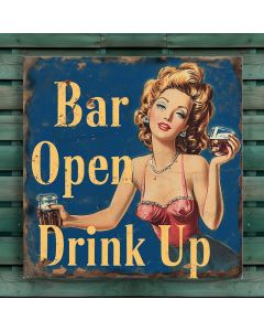 Bar & Beer Sign - Pinup Girl (Betty)