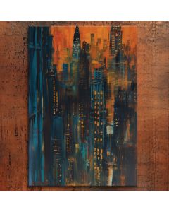 Crafted with premium materials and meticulous attention to detail, each canvas print is professionally stretched for a flawless presentation. Elevate your décor with the bold and contemporary allure of "Fire Sky" - where urban sophistication meets artisti