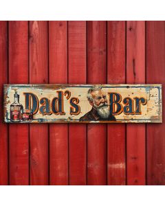 vintage dad bar sign wood rustic