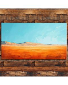 Desert sky canvas art print 