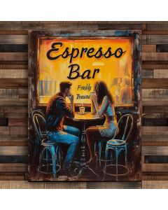 Espresso Bar Street Sign Cafe