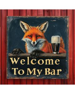 bar sign welcome to my bar