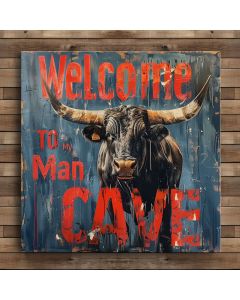 man cave wood signs for guys or boys bedroom, garage, playroom or anywhere you want to claim your space. 