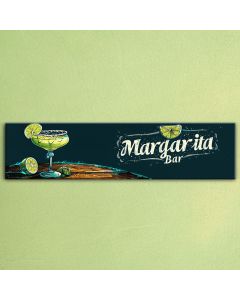 margarita bar wood sign print for home bar decor