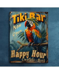 Bar Sign Tiki Macaw 