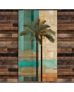 Stretched canvas wall art painting for wall home décor abstract palm tree 