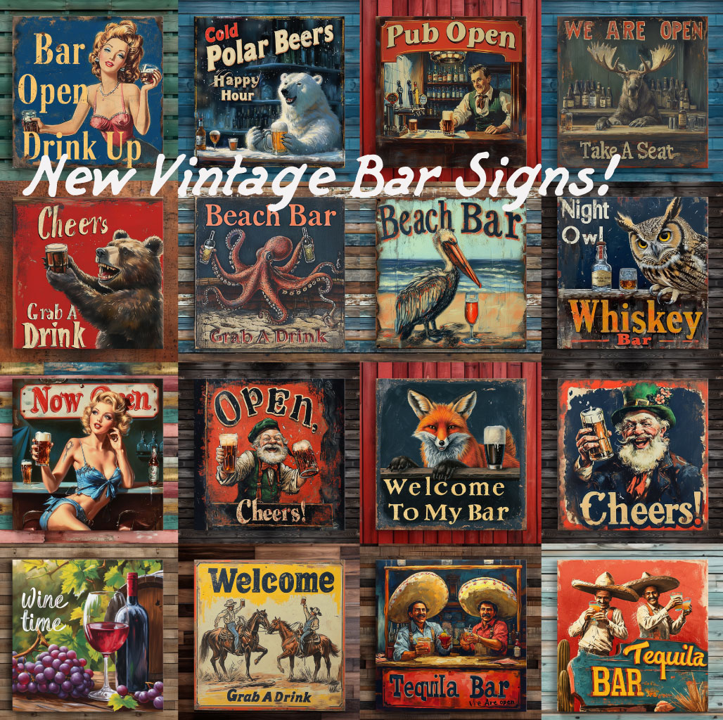 Premium Wood Bar Signs for Every Occasion!